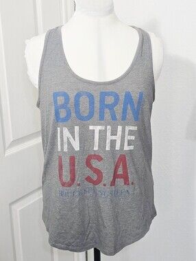Old Navy Bruce Springsteen Born In The USA Women's Tank Top Size Large Patriotic